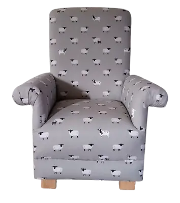 £145.95 • Buy Kids Grey Armchair Chair Sophie Allports Sheep Fabric Children's Animals Nursery