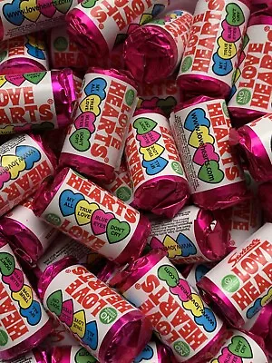 Mini Love Heart Sweets Christmas Stocking Filler Party Bag Candy Valentines Gift • £1.99