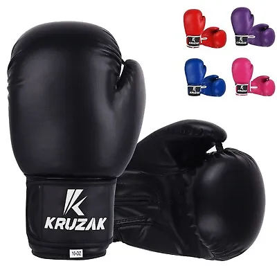 Kruzak Men & Women Boxing Gloves For Sparring Muay Thai Kickboxing MMA • $28.99