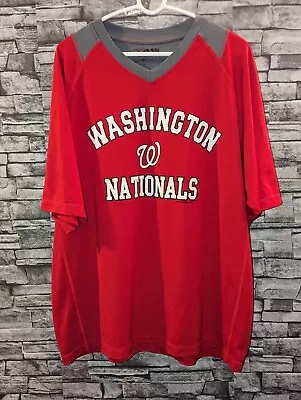 MLB Washington Nationals True Fan Jersey Shirt Mens Size 2XL 50-52 • $14