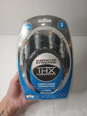 Monster Standard THX Certified Stereo Audio Connection Cables 8 FT NIB • $14.99