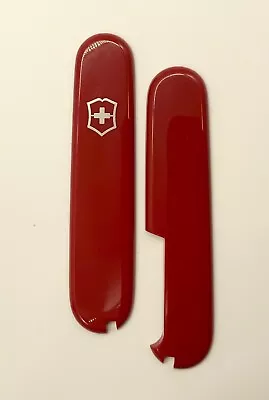 5 SETS Victorinox Swiss Army Red Replacement Scales 91mm USED - READ DESCRIPTION • $12