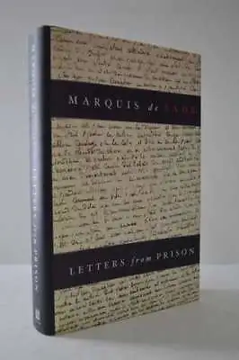 Letters From Prison Marquis De Sade HC 1st Edition • $24