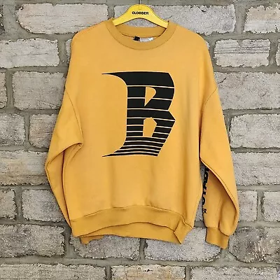 Justin Bieber Ladies 2017 Stadium Tour Sweatshirt  Small Yellow Pop Memorabillia • $15.97