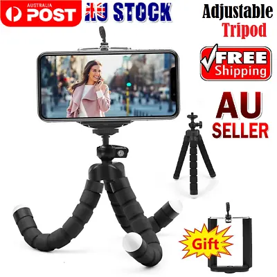 $9.95 • Buy Adjustable Camera Octopus Tripod Stand Phone Mobile Holder Mount For Travel  AU
