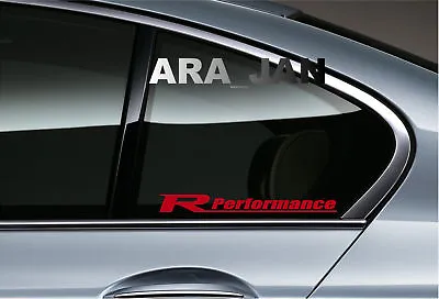 Racing Performance Sport Vinyl Decal Sticker Car Logo Auto Emblem Window 2 Pcs • $15.26