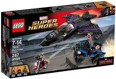 LEGO MARVEL HEROES - Black Panther Pursuit - 76047 - BNISB - AU • $129