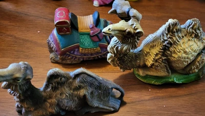 $0.99 • Buy 3 Assortment Vintage Nativity Scene Figurines Camels 