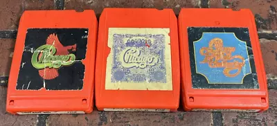 Chicago 8 Track Tape Lot Of 3 • $18.99