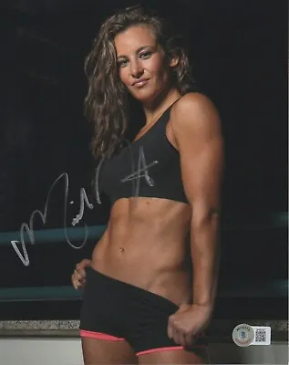 SEXY Miesha Tate BIKINI Autographed Signed UFC 8x10 Photo Beckett BAS • $75