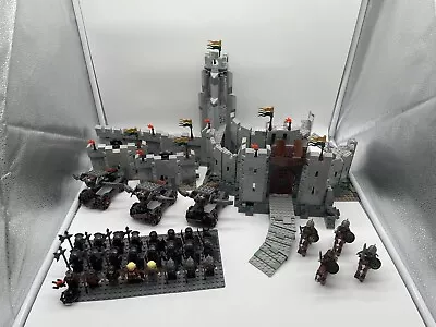 Lego  Lord Of The Rings Battle Of Helms Deep 9474 And 3X Uruk Hai Army 9471 • $1000