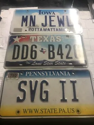 Nice Mixed State Specialty And Vanity License Plate Lot • $39.50