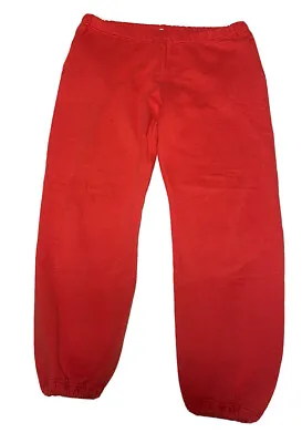 Vintage Russell Jogger Sweatpants XL Red Made In USA • $15.99