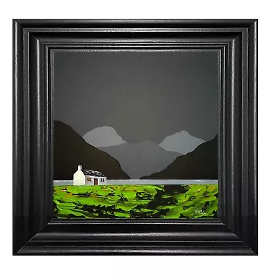 Stunning Original Scottish Highlands Contemporary Painting Professionally Framed • £289