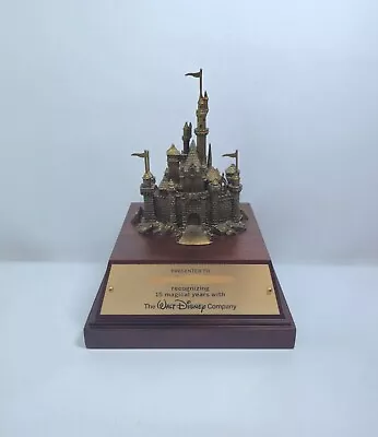 Disney Cast Member 15 Years Of Service Award Bronze Castle Statue • $129.99