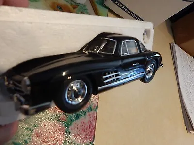 RARE #670/2500 1954 Mercedes 300SL Gullwing In Black Limited Ed. Franklin Mint • $159