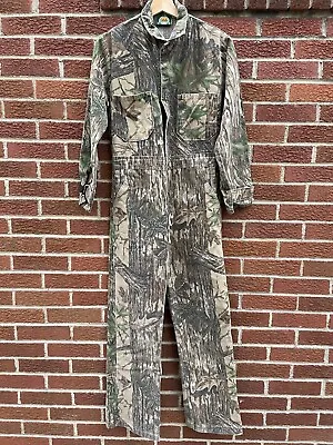 Vintage Cabelas Realtree Hunting Camouflage Jumpsuit Men’s Small Regular Camo • $100