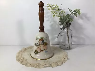 Vintage Gorham Norman Rockwell Porcelain Bell “Love’s Harmony” 1976 Beautiful ! • $9.99