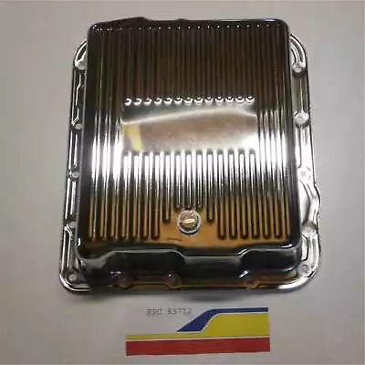 GM 700r4 4l60e Chrome Deep Transmission Pan Extra Cap 4l60 4l65e Automatic Trans • $34.08