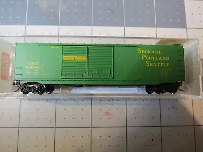 N - Micro-Trains 34040 - 50' DS/D Boxcar Spokane Portland & Seattle   NIB • $14.99