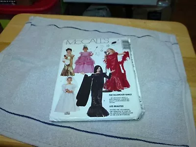 McCall's P405 Kids Bride Princess Elvira & Movie Star Costume Pattern Size 34 • $5.75