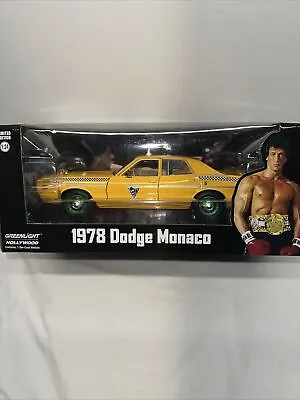 Greenlight Hollywood Rocky 1978 Dodge Monaco Green Machine Chase 1:24 • $28