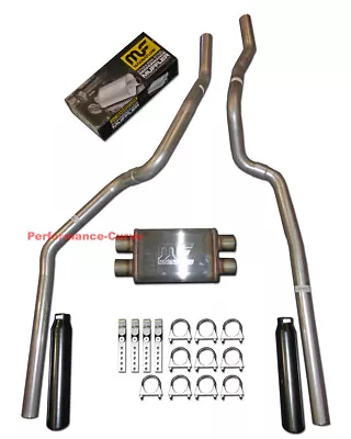 96-99 Chevrolet GMC Truck 5.7L Mandrel Dual Exhaust W/ MagnaFlow 14  Body • $349.95