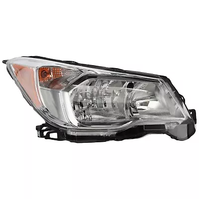 Headlight For 2014-2016 Subaru Forester 2.5L Engine Right With Chrome Bezel • $92.29