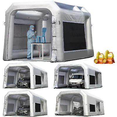 Ozis Inflatable Car Spray Paint Booth Mobile Portable Job Tent UL Blowers 5 Size • $299.99