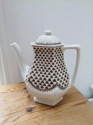 Vintage ADAMS  Ironstone  Sharon  Coffee Pot / Teapot • £12.50