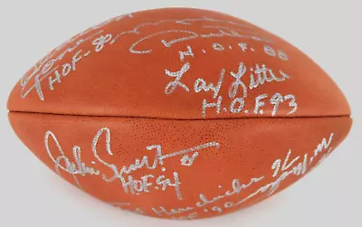 2000's NFL Legends Signed Football Deacon Jones Larry Little Ditka Hendricks • $399.99