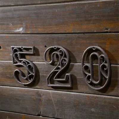 House Number Cast Iron Door Address For Home Restaurant Wall Living Room Decor • $20.91