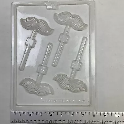 Lot Of 9 Mustache Lollipop Sucker Chocolate Candy Molds Dad Fathers Day • $12.99