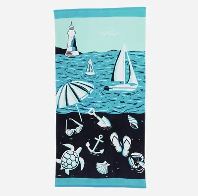 *NWT*~Vera Bradley~  Beach Towel ~SHORE ENOUGH MSRP $49 • $26.50