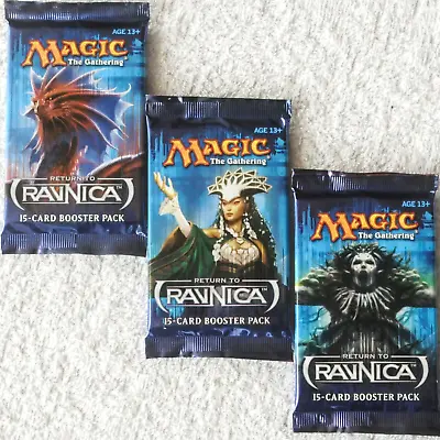 MTG: 3 RETURN TO RAVNICA Sealed Booster Pack Lot From Box - 3 Packs - English • $16