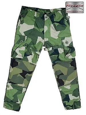 TACGEAR Swedish Camo M90 Camouflage Ksk Use Pants Trousers Size Large • $162.48