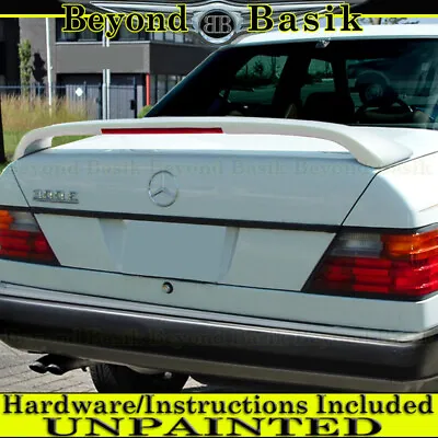 For 1986-1995 Mercedes W124 E Class Factory Style Spoiler W/LED UNPAINTED • $176.95