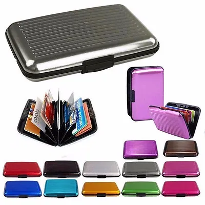 Women Men ID Credit Card Holder Wallet Aluminum Metal Pocket Case USA STOCK Gift • $5.99