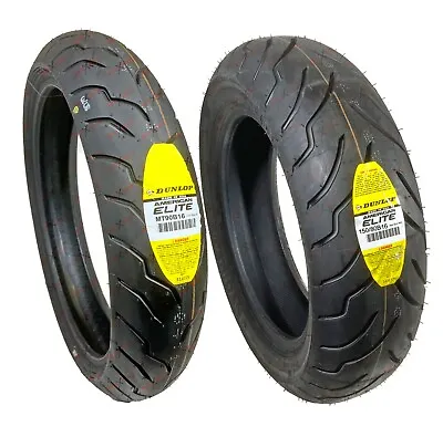 Dunlop American Elite MT90B16 150/80B16 Front Rear Tire Set Motorcycle Tires • $403.02