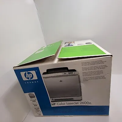 NEW Open Box. HP LaserJet 2600n Workgroup Laser Printer With Toners • $339