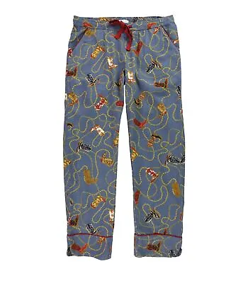 P.J. Salvage Womens Cowboy Boots Pajama Lounge Pants Blue Small • $31.52