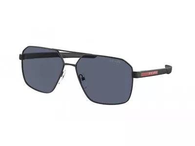 $364.21 • Buy Prada Linea Rossa Sunglasses PS 55WS  DG009R Black Blue Man