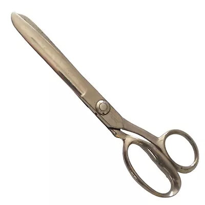 Vintage Pinking Shears Stainless Steel American Sewing Scissors Corp Metal 1930 • $14.99