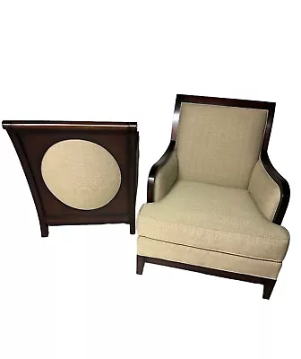 Baker Furniture Milling Road Oval Back Lounge Chairs  - A Pair • $2295