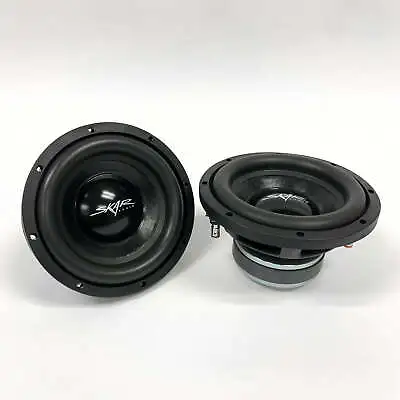 (2) Used Skar Audio Ix-8 D4 8  300 Watt Max Power Dual 4 Ohm Car Subwoofer Pair • $63.99