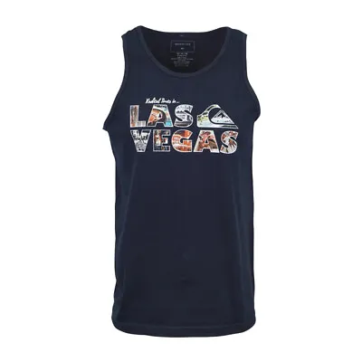 Quiksilver Mens Radical  Las Vegas Tank  Navy • $10.75