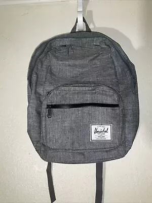 Herschel Classic Backpack Gray Quality Great Condition College Laptop Travel Edc • $27