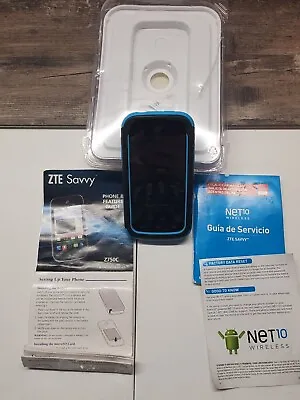 Net10 Zte Savvy Z750c 3g Android Prepaid Smartphone Track Phone Open Box Used  • $18.99