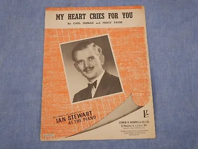 Sheet Music - My Heart Cries For You - Ian Stewart - Piano • $4.01