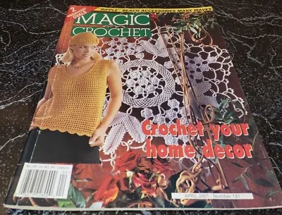 Cd4 Magic Crochet Magazine April 2001 #131 • $8